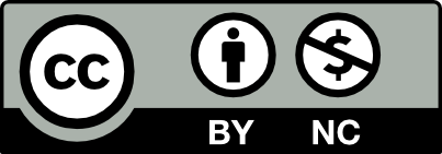 Creative Commons Attribution-NonCommercial 4.0 licence badge